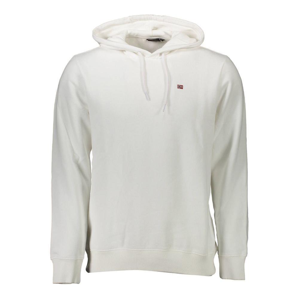 Napapijri White Cotton Sweatshirt