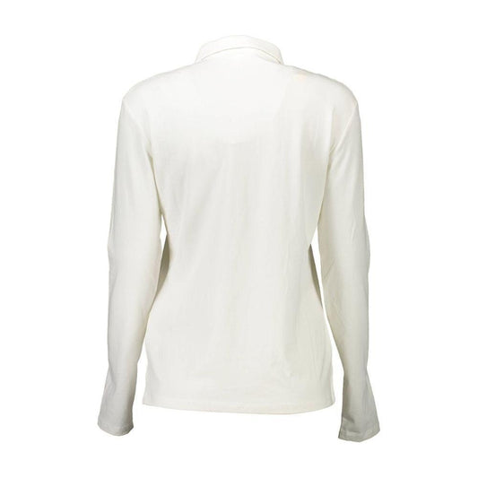 U.S. POLO ASSN. White Cotton Women Polo Shirt US-9243-XL