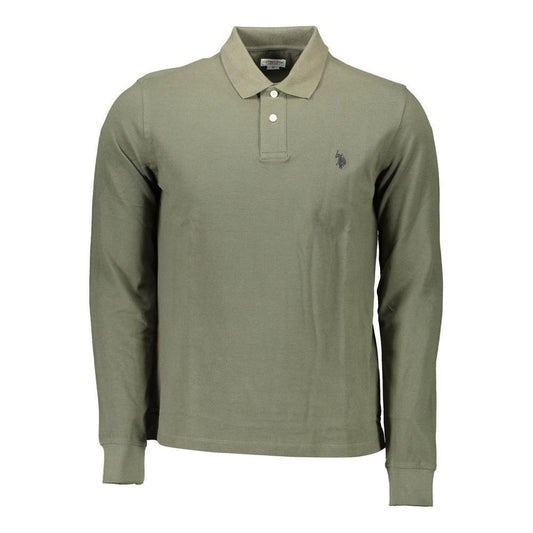 U.S. POLO ASSN. Green Cotton Men Polo Shirt US-9248-XL