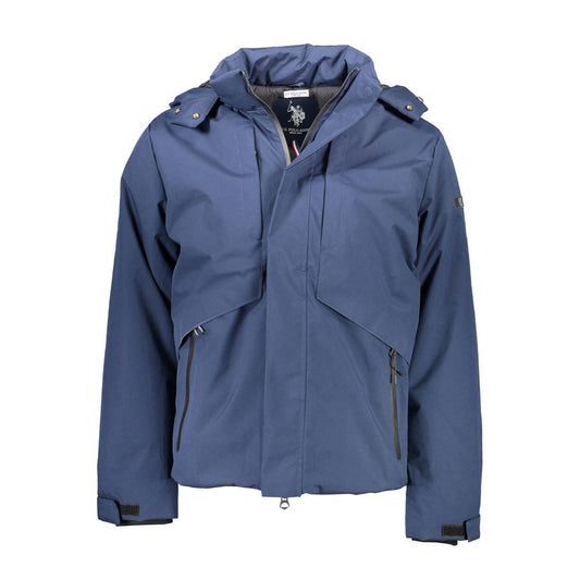 U.S. POLO ASSN. Blue Polyester Men Jacket