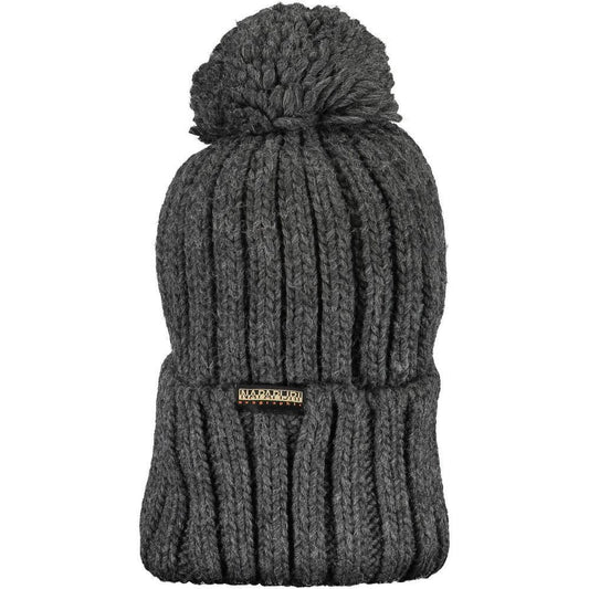 Napapijri Gray Acrylic Men Cap NA-15228