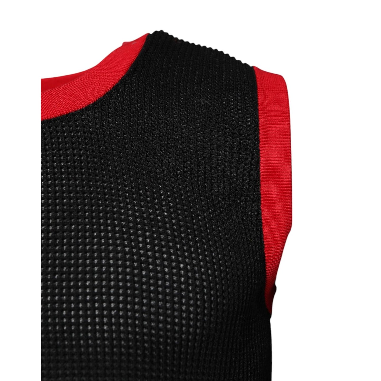 Dolce & Gabbana Black Cotton Slim Fit Round Neck T-shirt