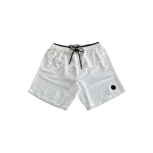 Trussardi Beachwear White Polyester Men's Swim Short TR-24813-L