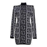 Balmain Black Viscose Dress