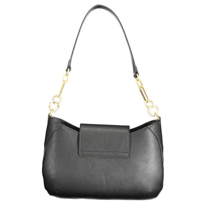 Mario Valentino Black Polyurethane Women's Bag