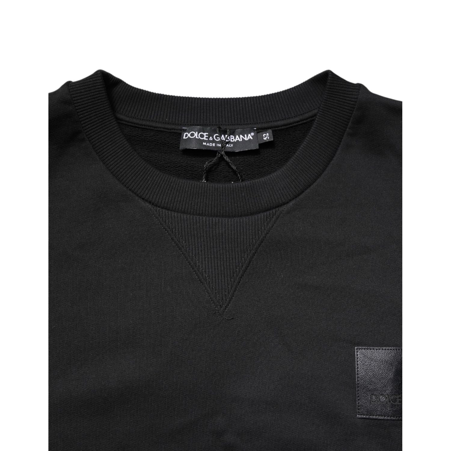 Dolce & Gabbana Black DG Logo Crew Neck Sweatshirt Sweater