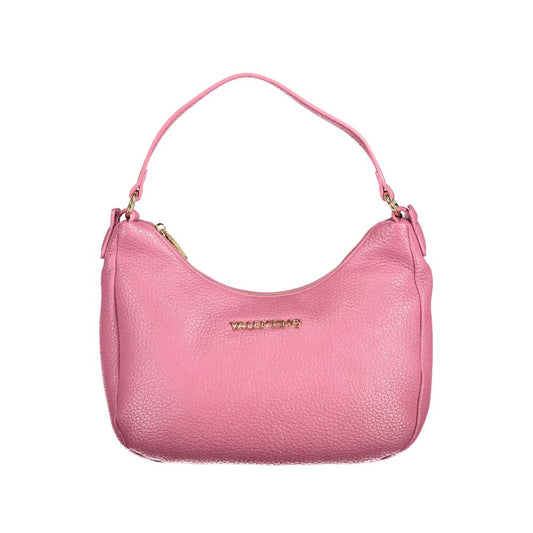 Mario Valentino Pink Polyethylene Women Handbag with single handle and shoulder strap elegance