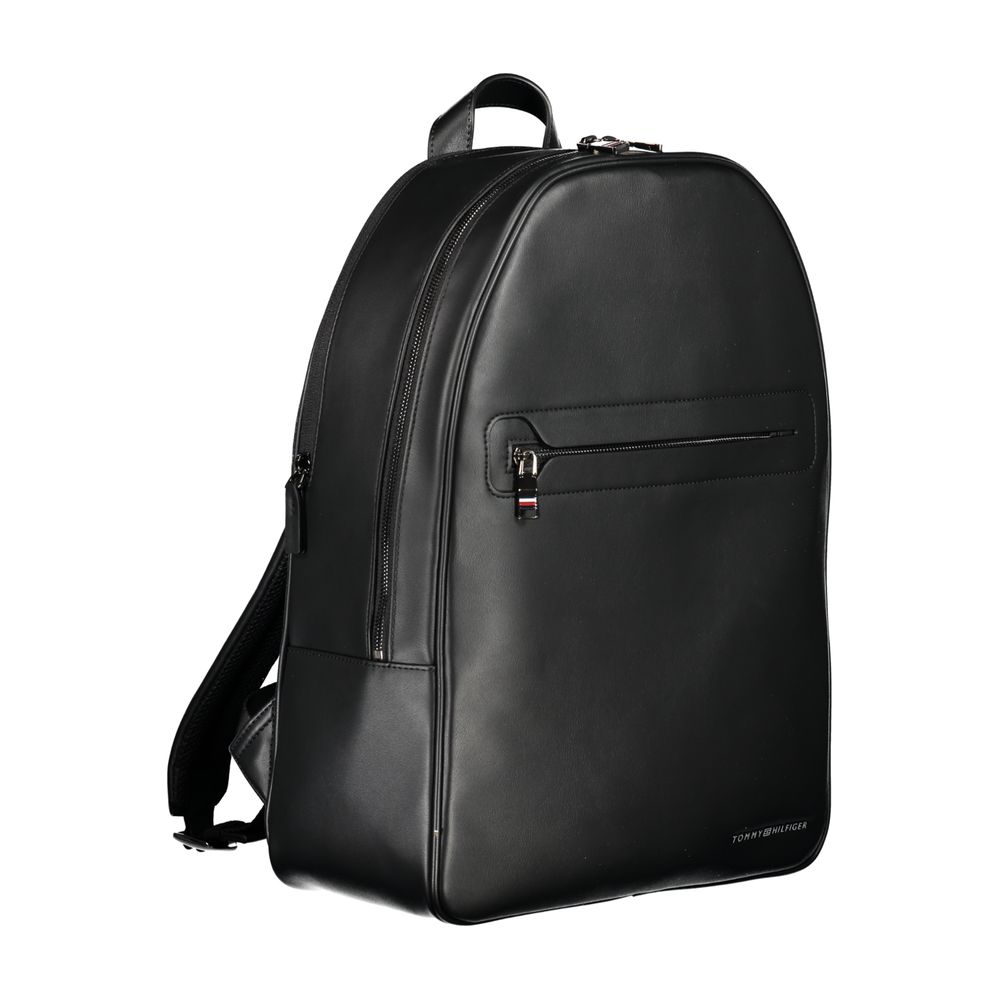 Tommy Hilfiger Nero Polyurethane Men Backpack