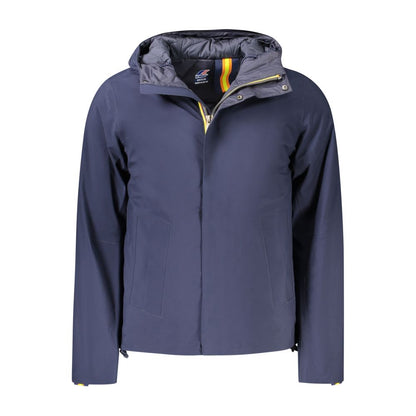 K-WAY Blue Polyester Jackets & Coat