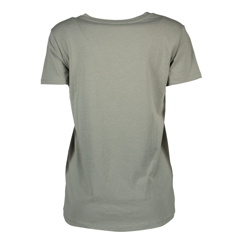 Silvian Heach Green Cotton T-Shirt