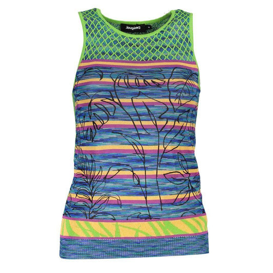 Desigual Green Cotton Women Top DE-18741-M-FBB-397