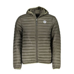 North Sails Green Polyamide Men Jacket NO-23201-XXL