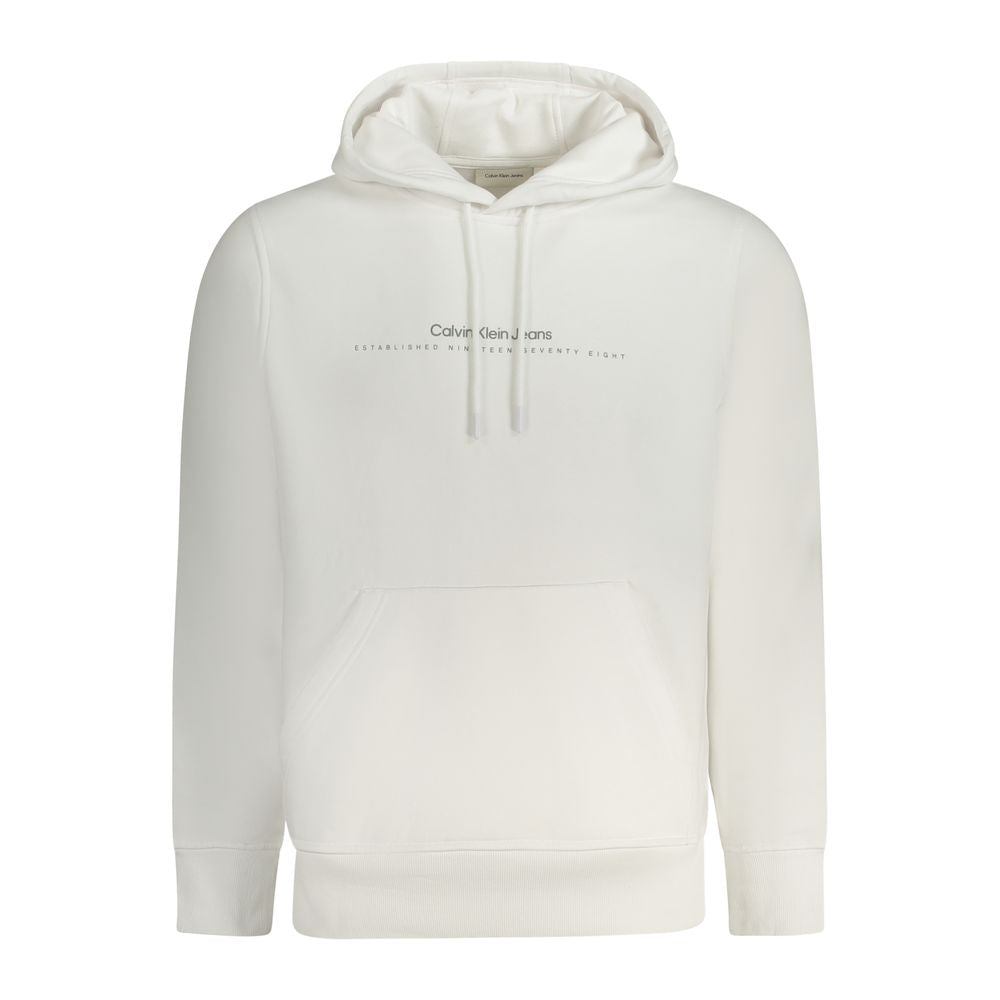 Calvin Klein White Cotton Sweatshirt
