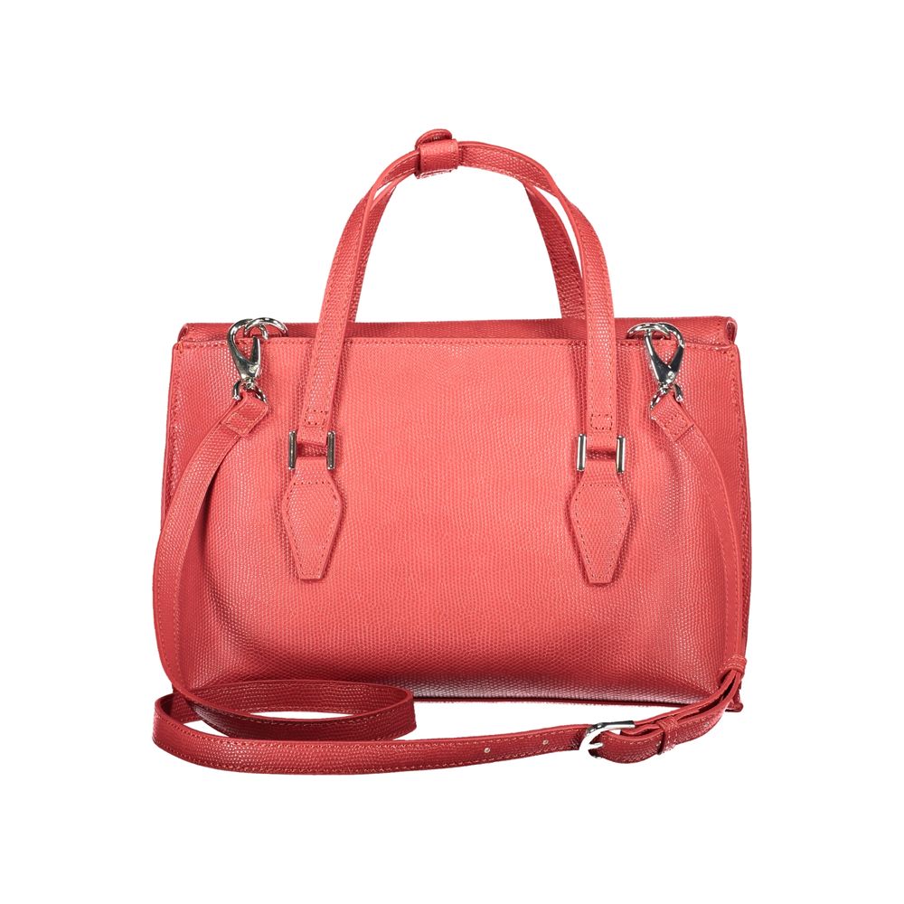 Front view with bag zipped and handles upright.