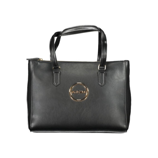 Mario Valentino Black Polyurethane Women's Bag