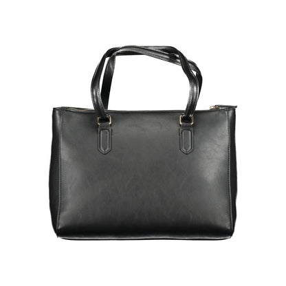 Mario Valentino Black Polyurethane Women's Bag