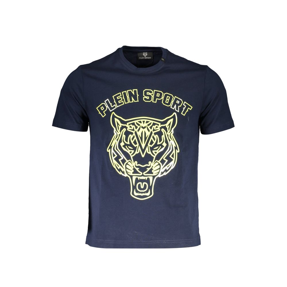 Plein Sport Blue Cotton T-Shirt