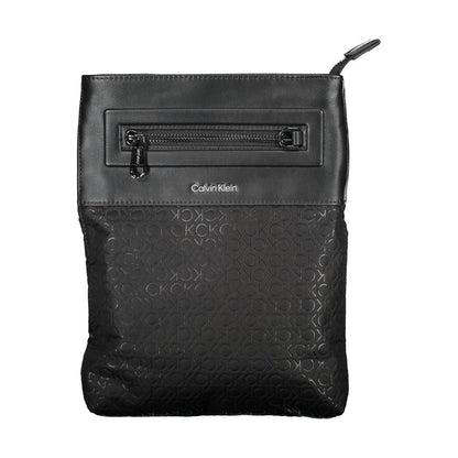 Calvin Klein Black Polyester Men's Shoulder Bag