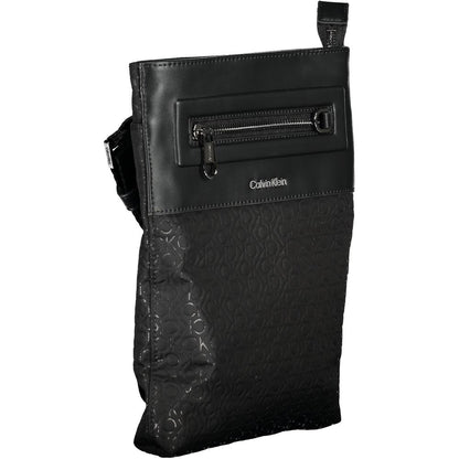 Calvin Klein Black Polyester Men's Shoulder Bag
