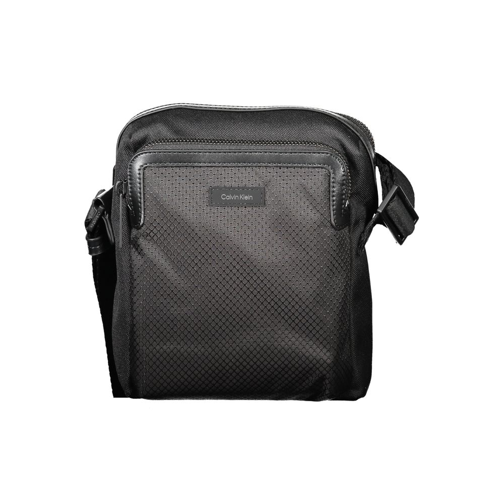 Calvin Klein Black Polyester Men's Shoulder Bag