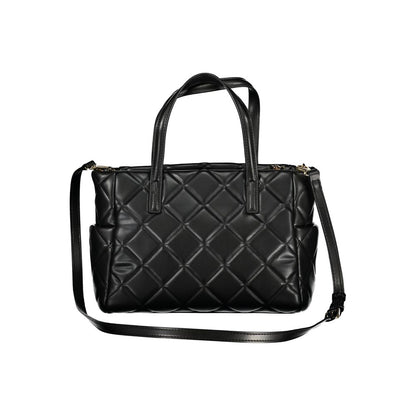 Mario Valentino Black Polyurethane Women's Bag