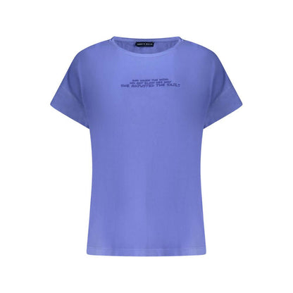 North Sails Blue Cotton Women T-Shirt