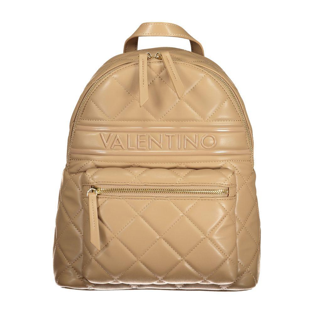 Mario Valentino Beige Polyethylene Women Backpack VA-38639