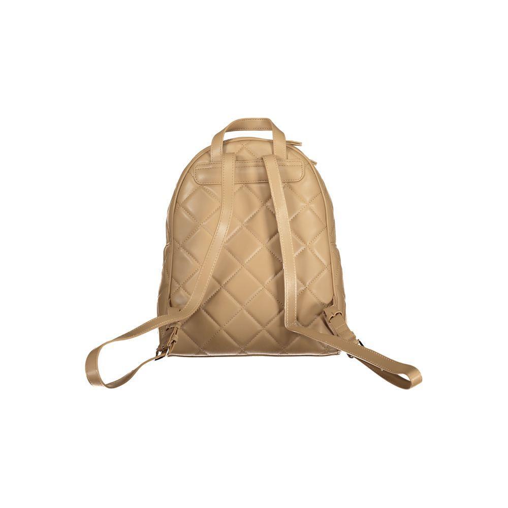 Mario Valentino Beige Polyethylene Women Backpack VA-38639