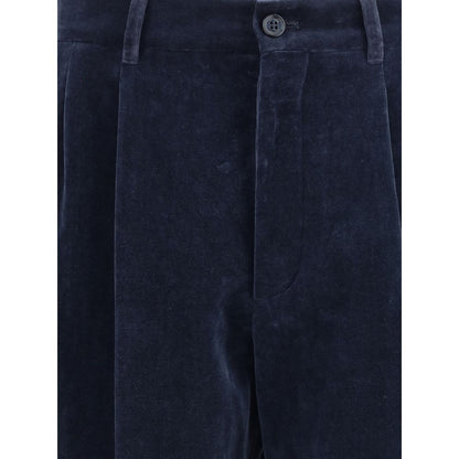 Valentino Blue Cotton Pants