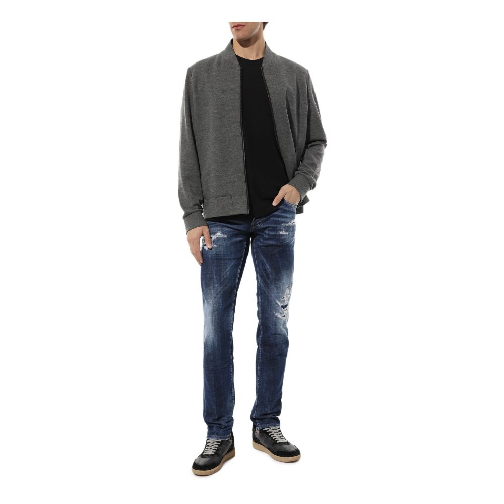 Dsquared² Blue Cotton Men's Slim Jean