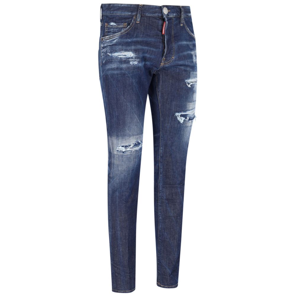 Dsquared² Blue Cotton Jeans Denim