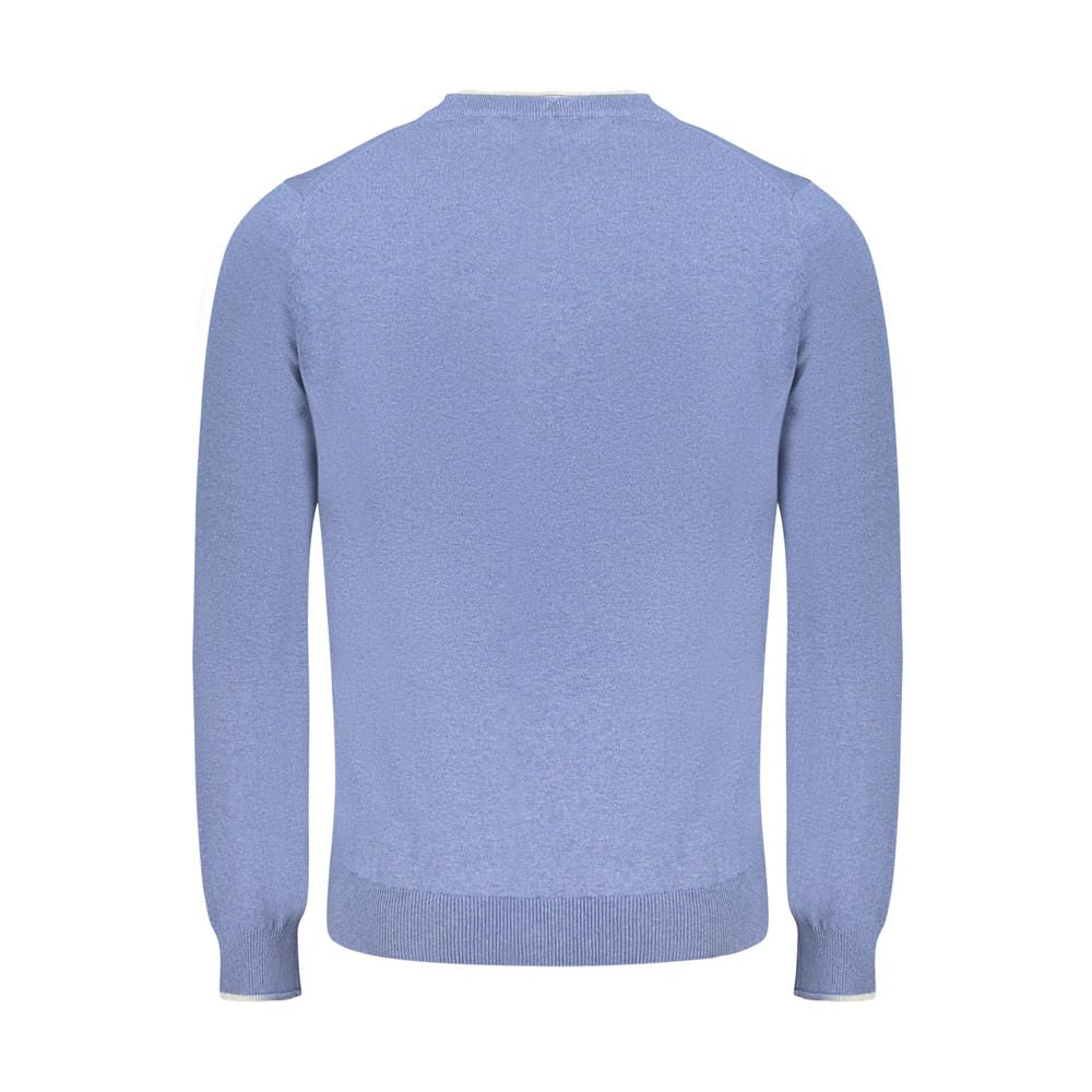 North Sails Blue Cotton Men's Sweater