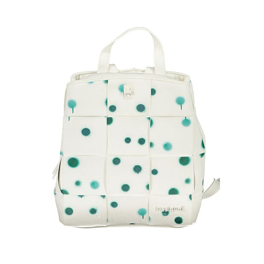 Desigual Bianco Polyurethane Women Backpack