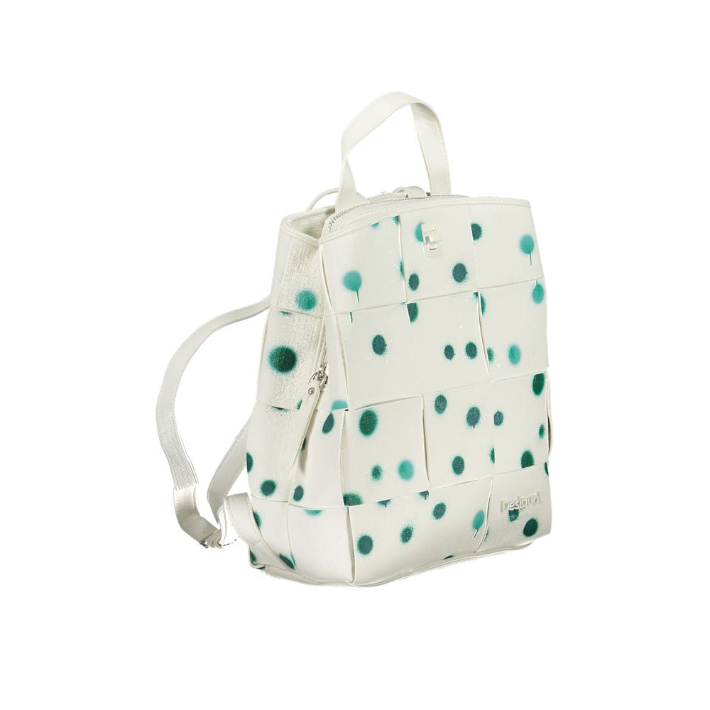 Desigual Bianco Polyurethane Women Backpack