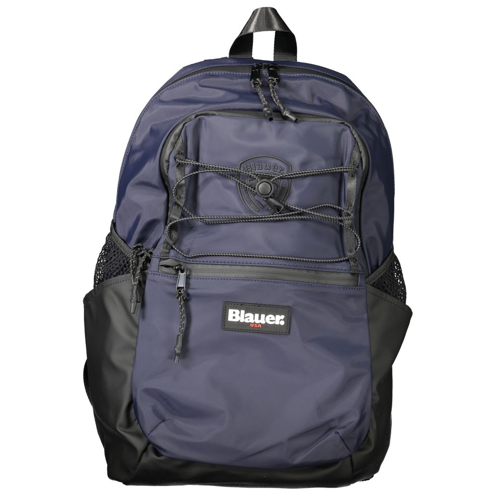 Front view with bag zipped and handles upright.