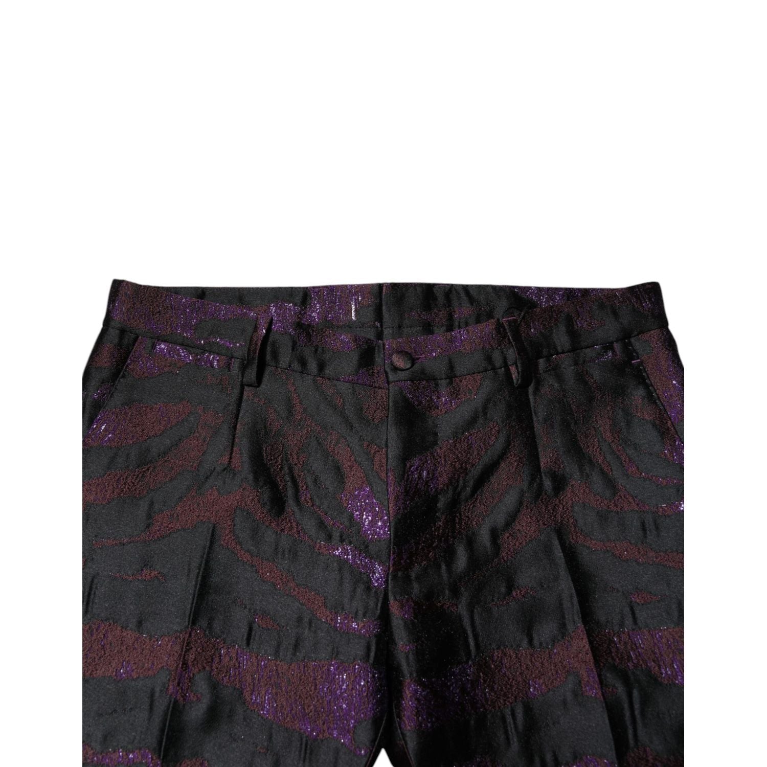 Dolce & Gabbana Multicolor Polyester Patterned Pants