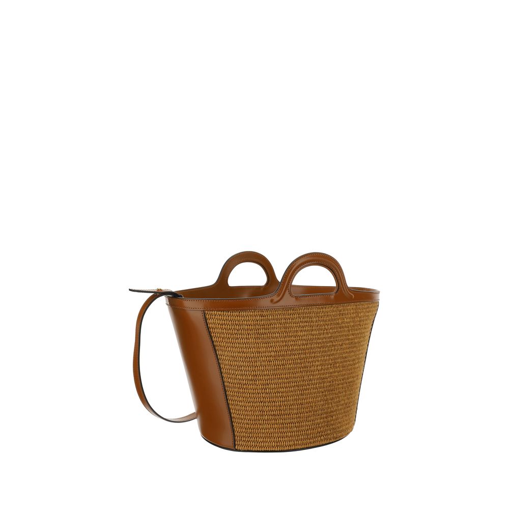 Front view with bag zipped and handles upright.