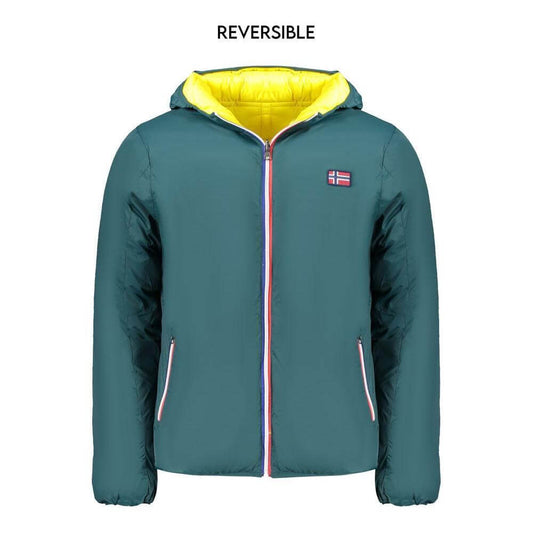 Norway 1963 Green Polyamide Men Jacket NO-33469-M