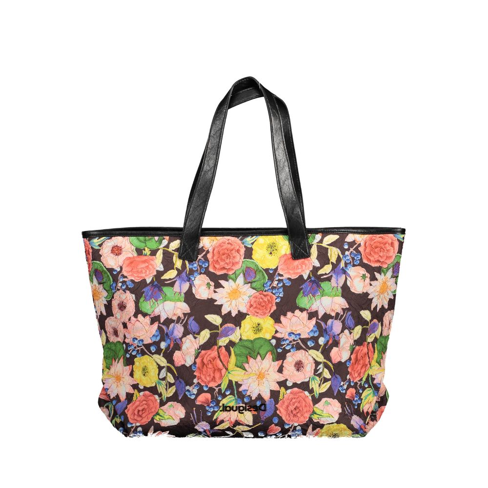 Front view with bag zipped and handles upright.