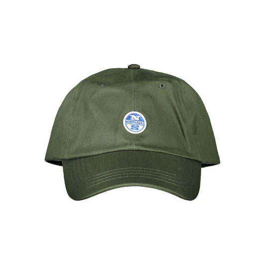 North Sails Green Cotton Men Cap NO-20310