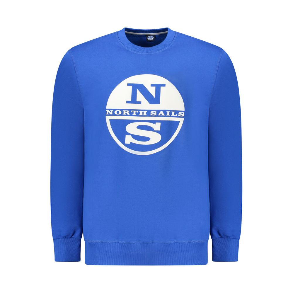 North Sails Blue Cotton Sweatshirt