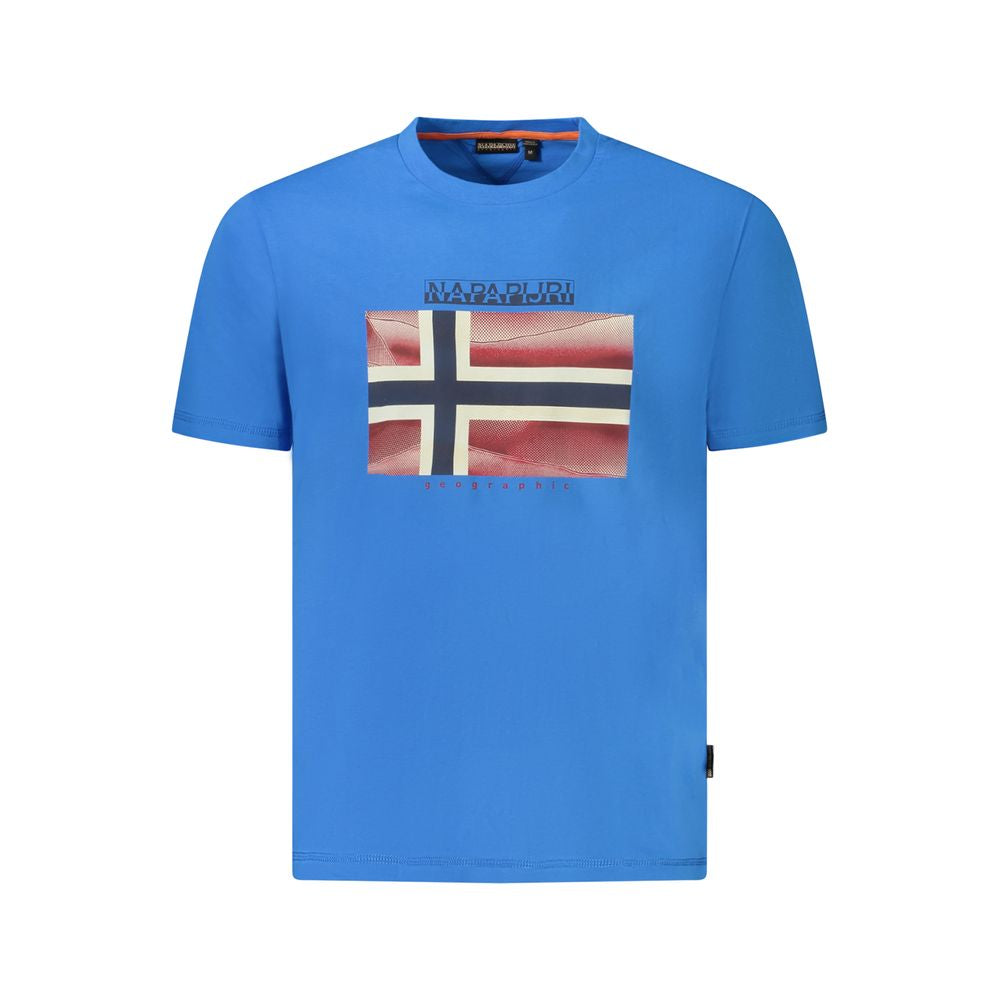 Napapijri Blue Cotton T-Shirt