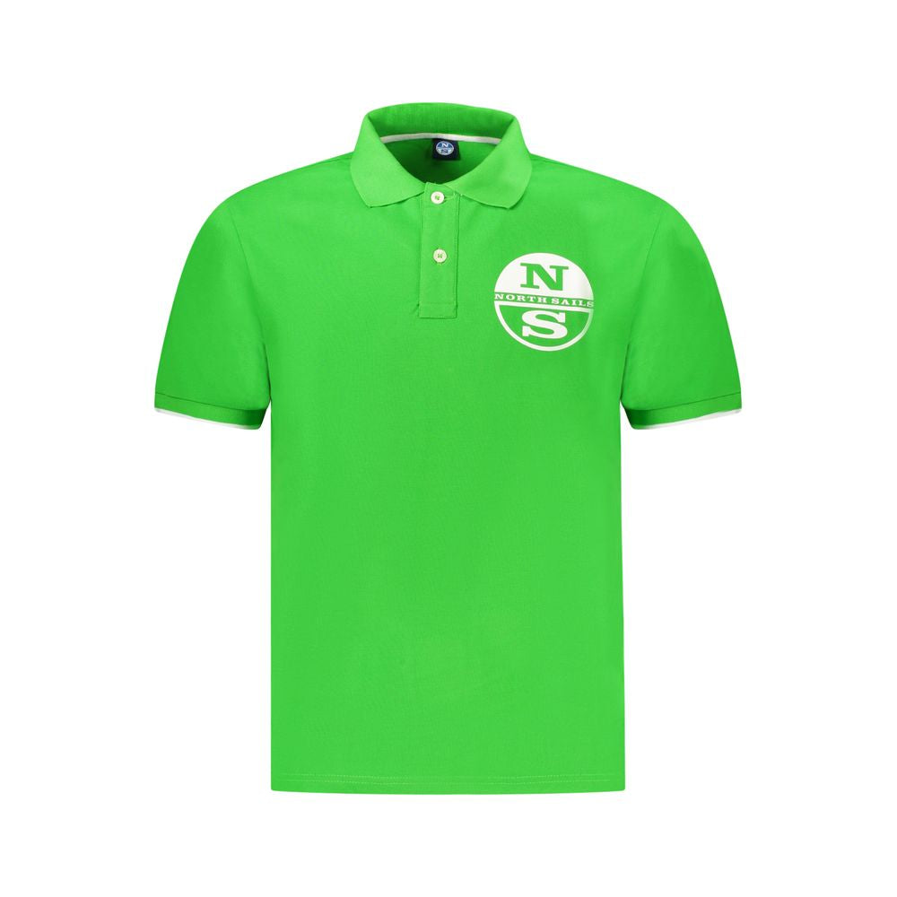 North Sails Green Cotton Polo Shirt