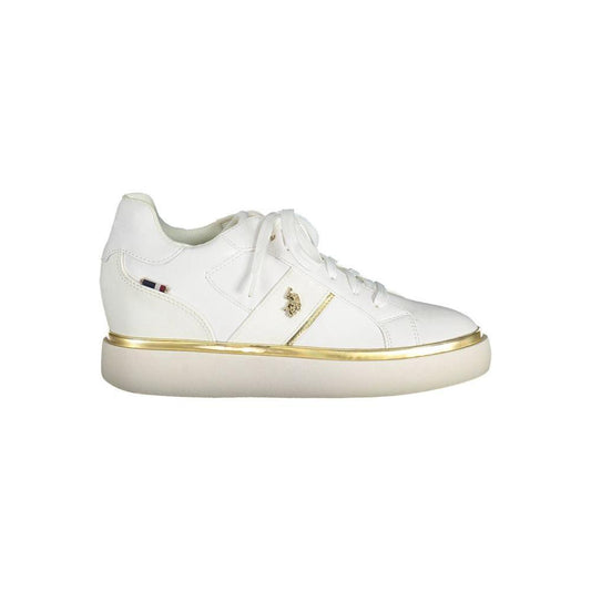 U.S. POLO ASSN. White Polyester Women Sneaker US-37992-EU36/US6