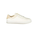 Tommy Hilfiger Beige Leather Women Sneaker TO-36743-EU36/US6