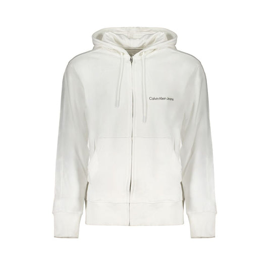 Calvin Klein White Cotton Sweatshirt
