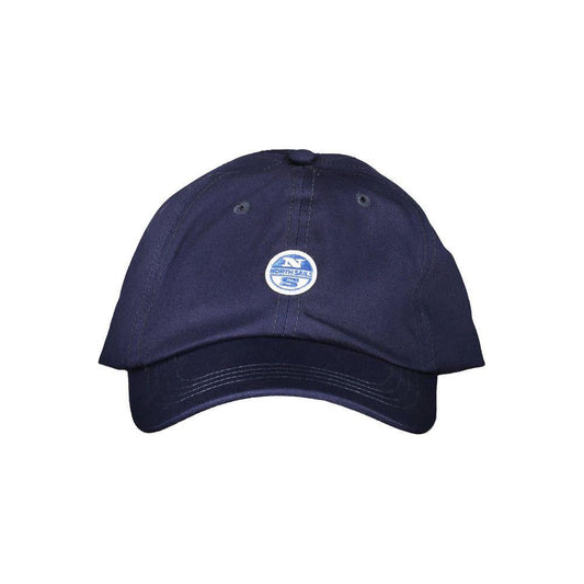 North Sails Blue Cotton Men Cap NO-37864