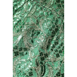 Dolce & Gabbana Green Cotton Floral Lace Sheath Midi Dress DR81732-42