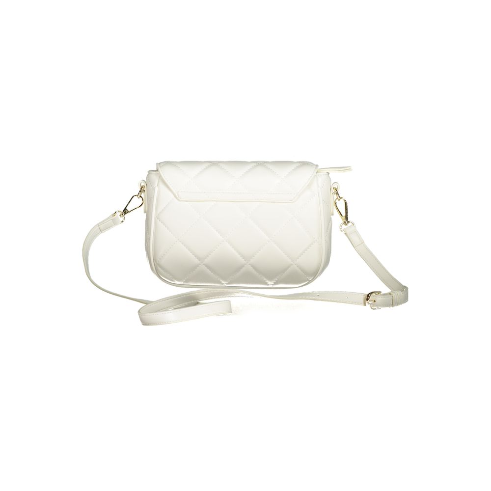 Front view with bag zipped and handles upright.
