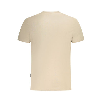 Napapijri Beige Cotton T-Shirt